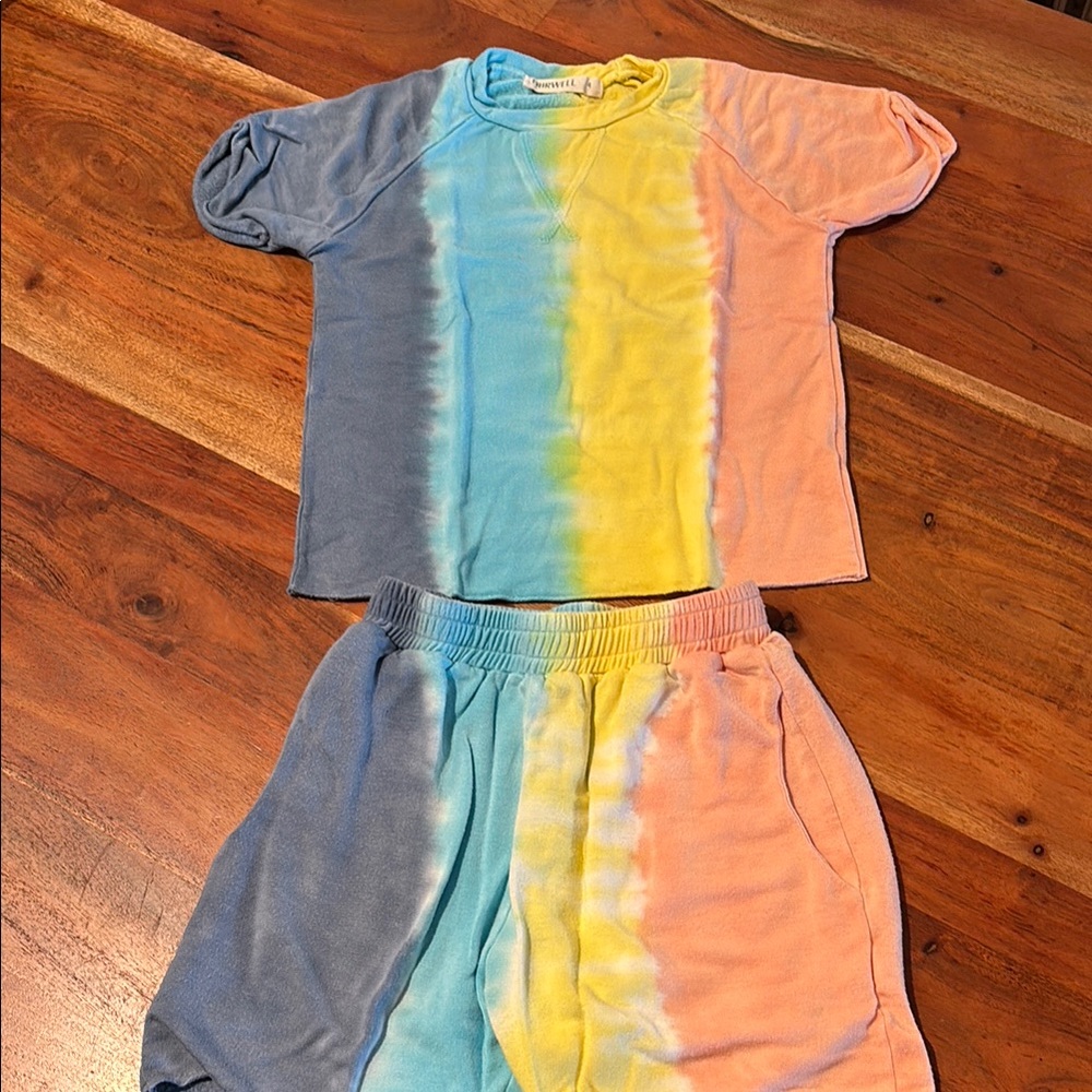 Fairwell Kids Tie-Dye Set - Blue, Yellow, and Pink